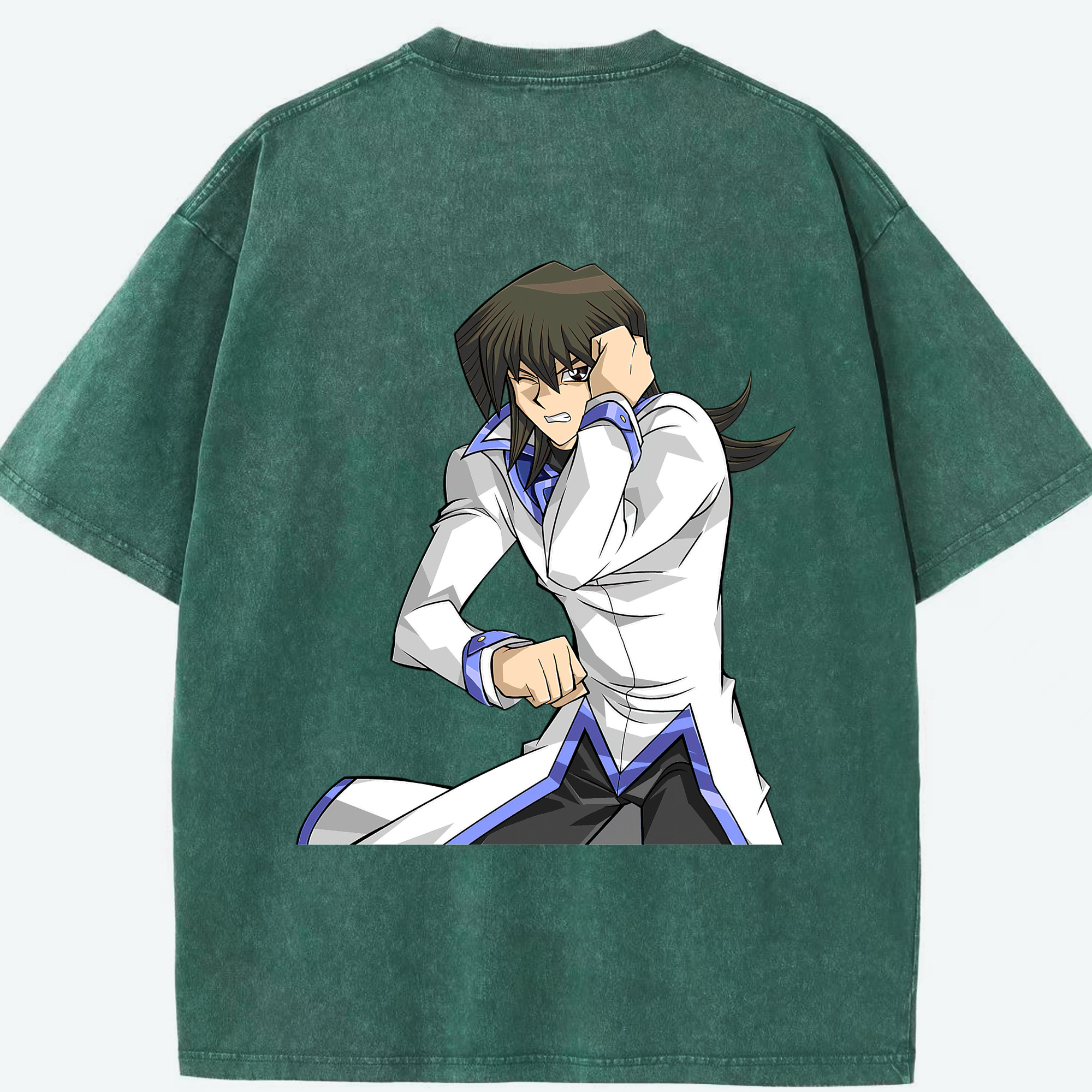 （画像用） 遊☆戯☆王 Yu-Gi-Oh! 綿100% ヴィンテージ風 半袖Tシャツ（背面プリント）